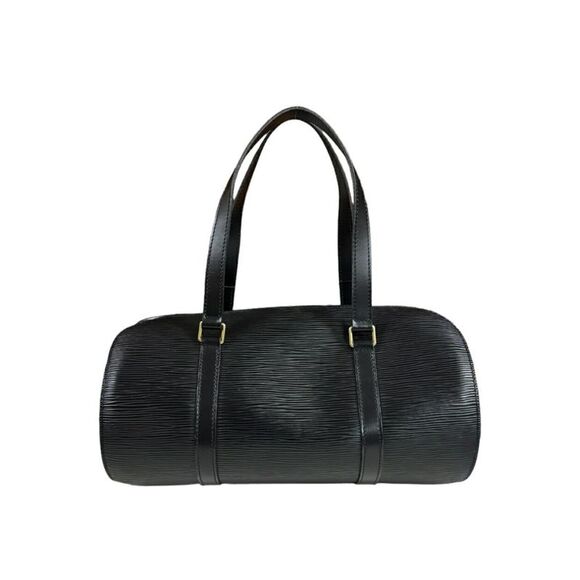 Pre Loved Louis Vuitton Petit Noe Epi Leather Handbag Women Black - Picture 3 of 8